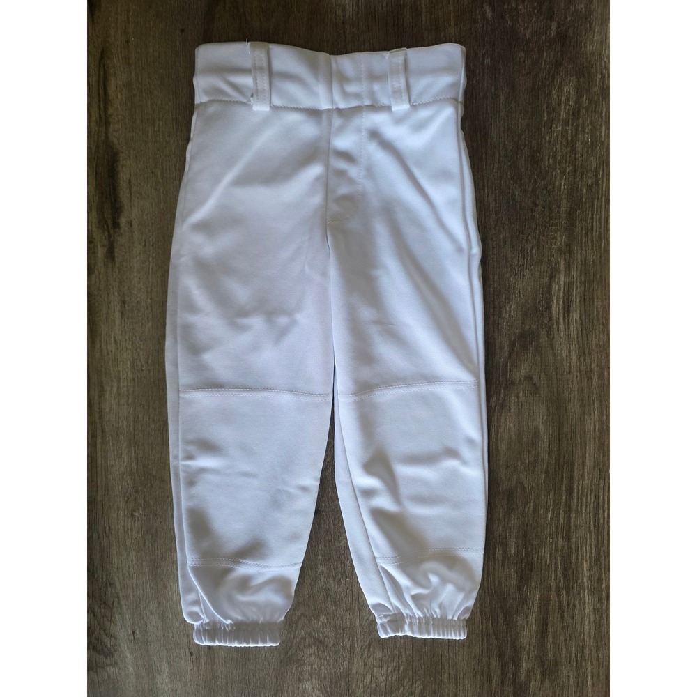 Easton Kids White Baseball Pants AMAPUP-W-87 Elastic Ankle Size X-Small NWT